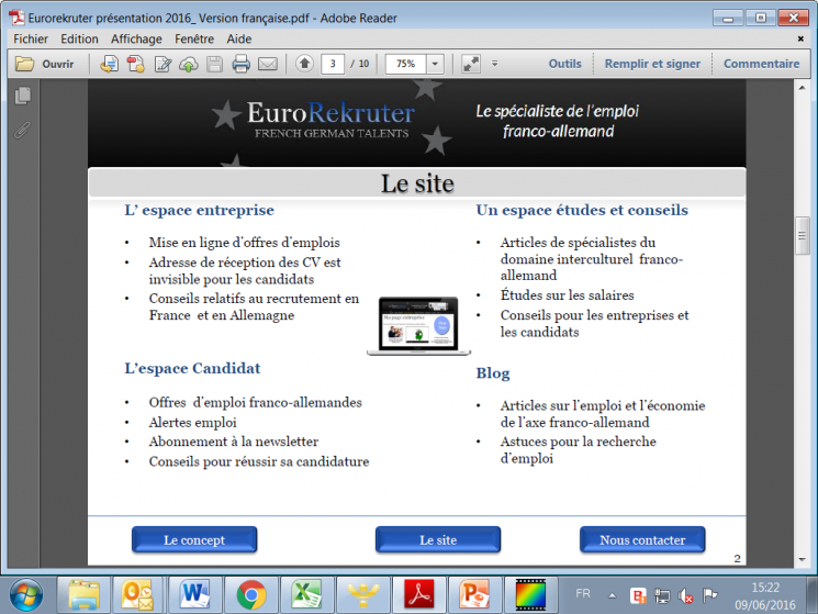 mise en avant site