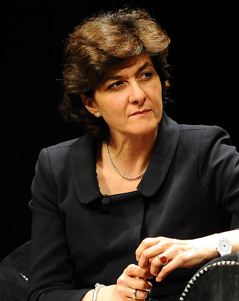 Photo de Niccolò Caranti / Sylvie Goulard al Festival dell'Economia di Trento.