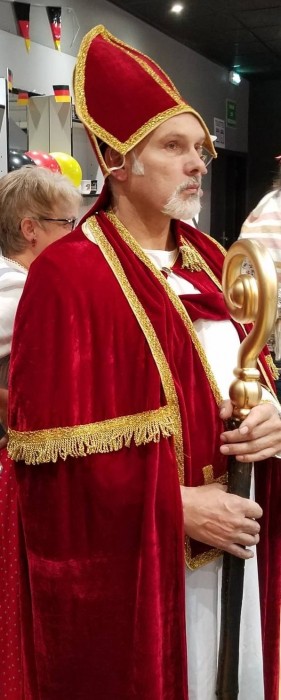 Un St Nikolaus qui prend son rôle très au sérieux !