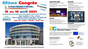 Le congrès Franco-Allemand de la FAFA-VDFG se réinvente !