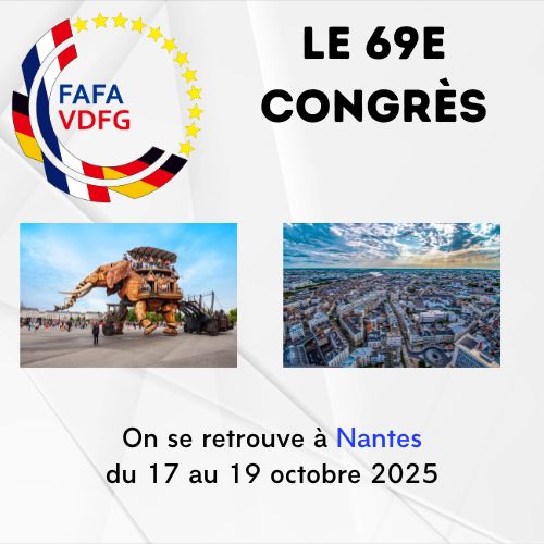 Ouverture des inscriptions du 69e congrès à Nantes